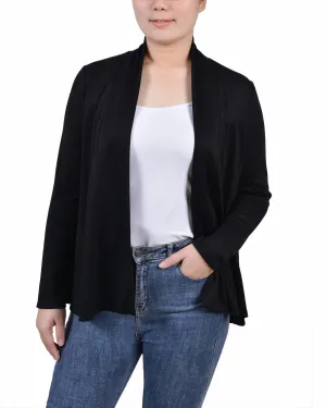 018- George Vine Notations Black Draped Jacket