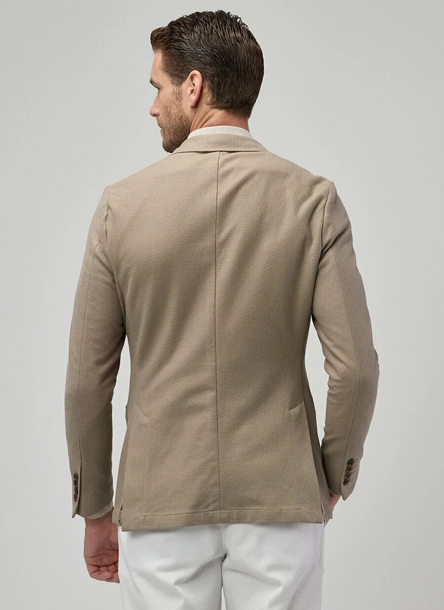 16897 Beige Slim Fit Jacket