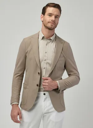 16897 Beige Slim Fit Jacket