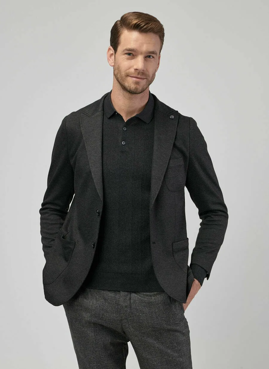 16900 Anthracite Slim Fit Jacket