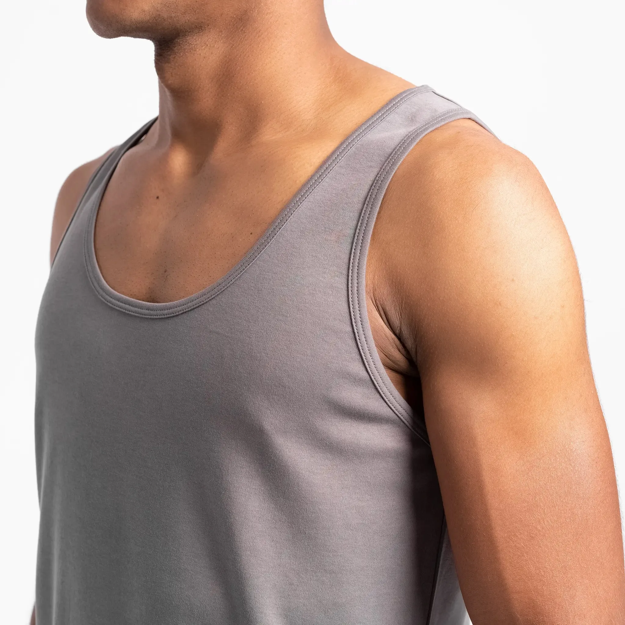 6 Pack - Men's Organic Pima Cotton Tank Tops