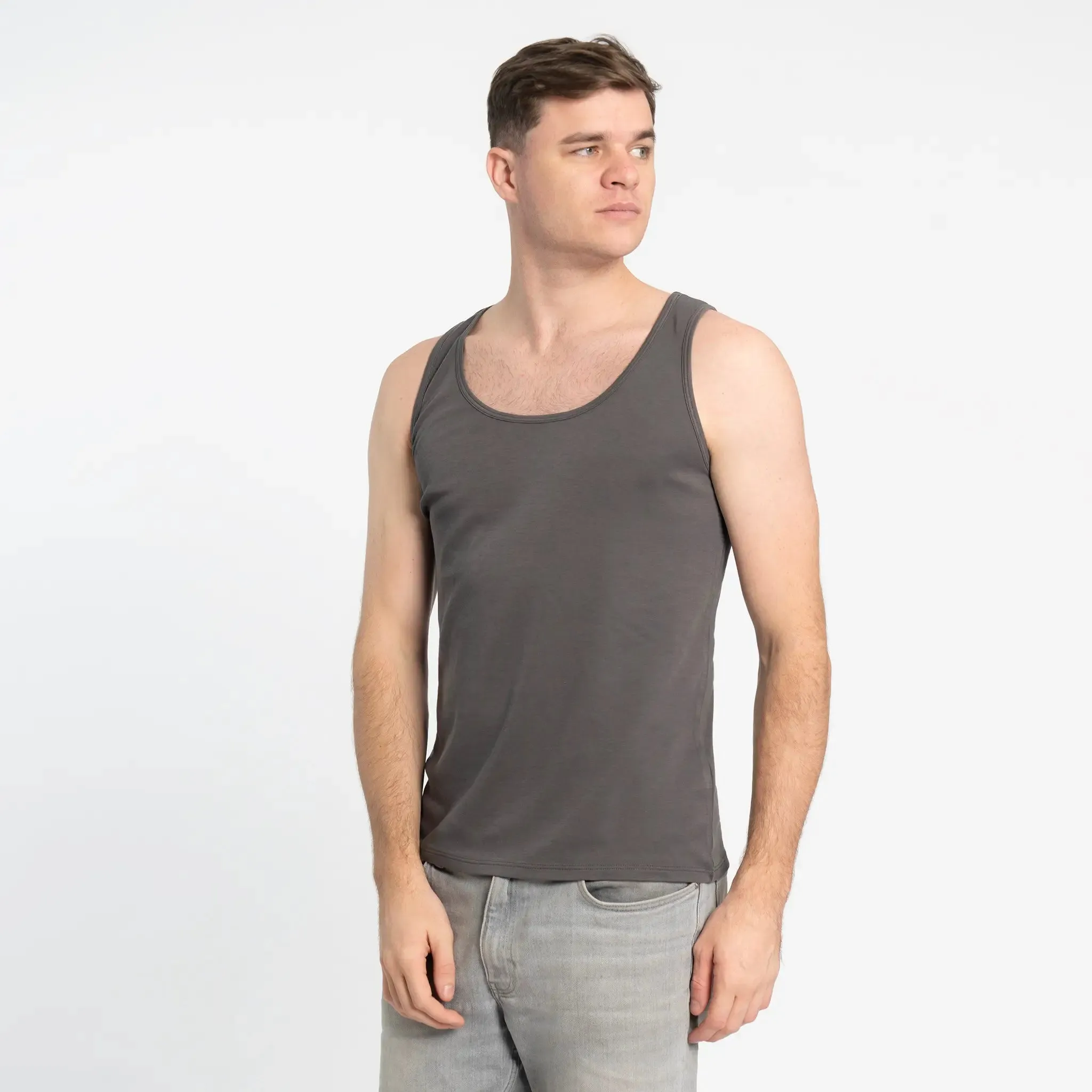 6 Pack - Men's Organic Pima Cotton Tank Tops