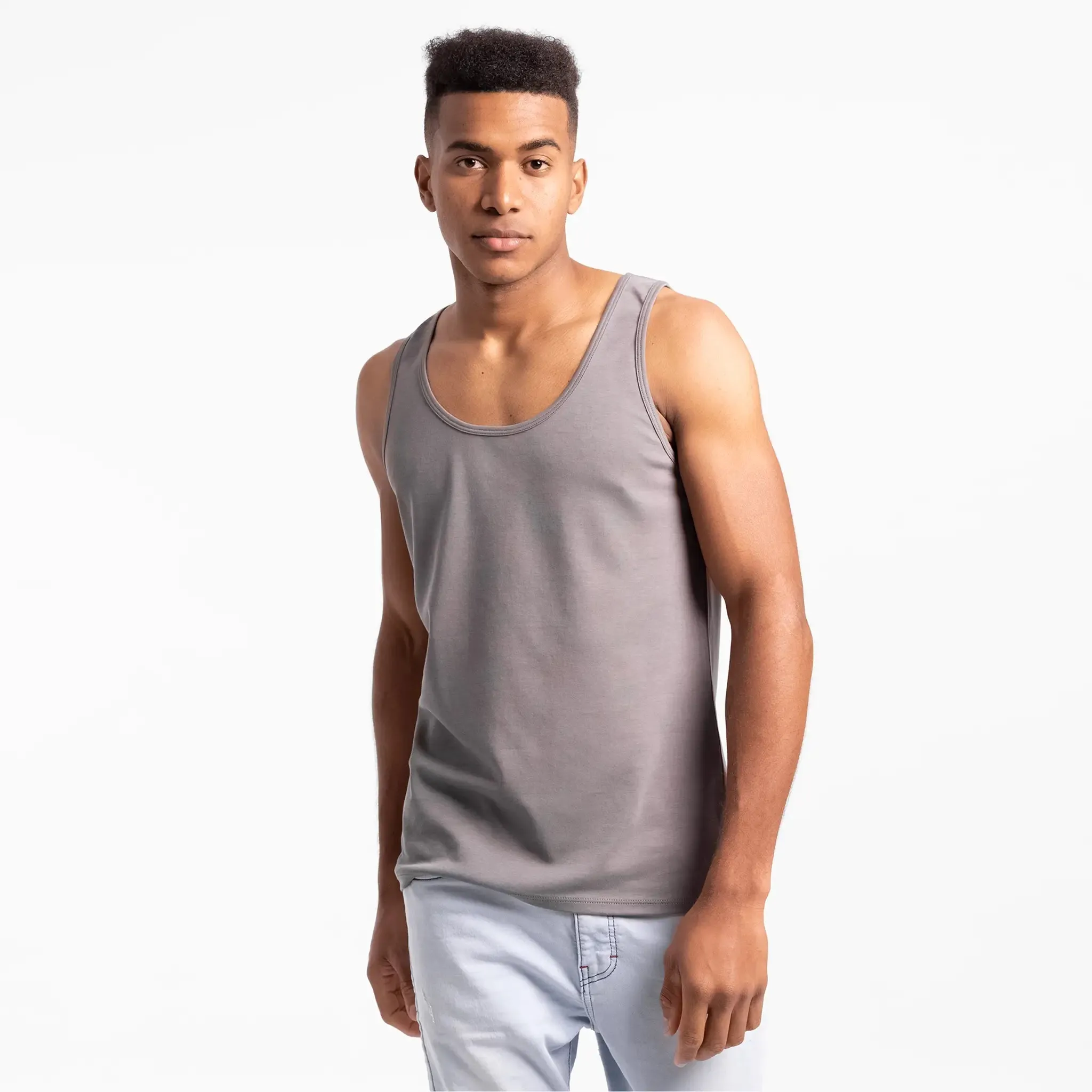 6 Pack - Men's Organic Pima Cotton Tank Tops