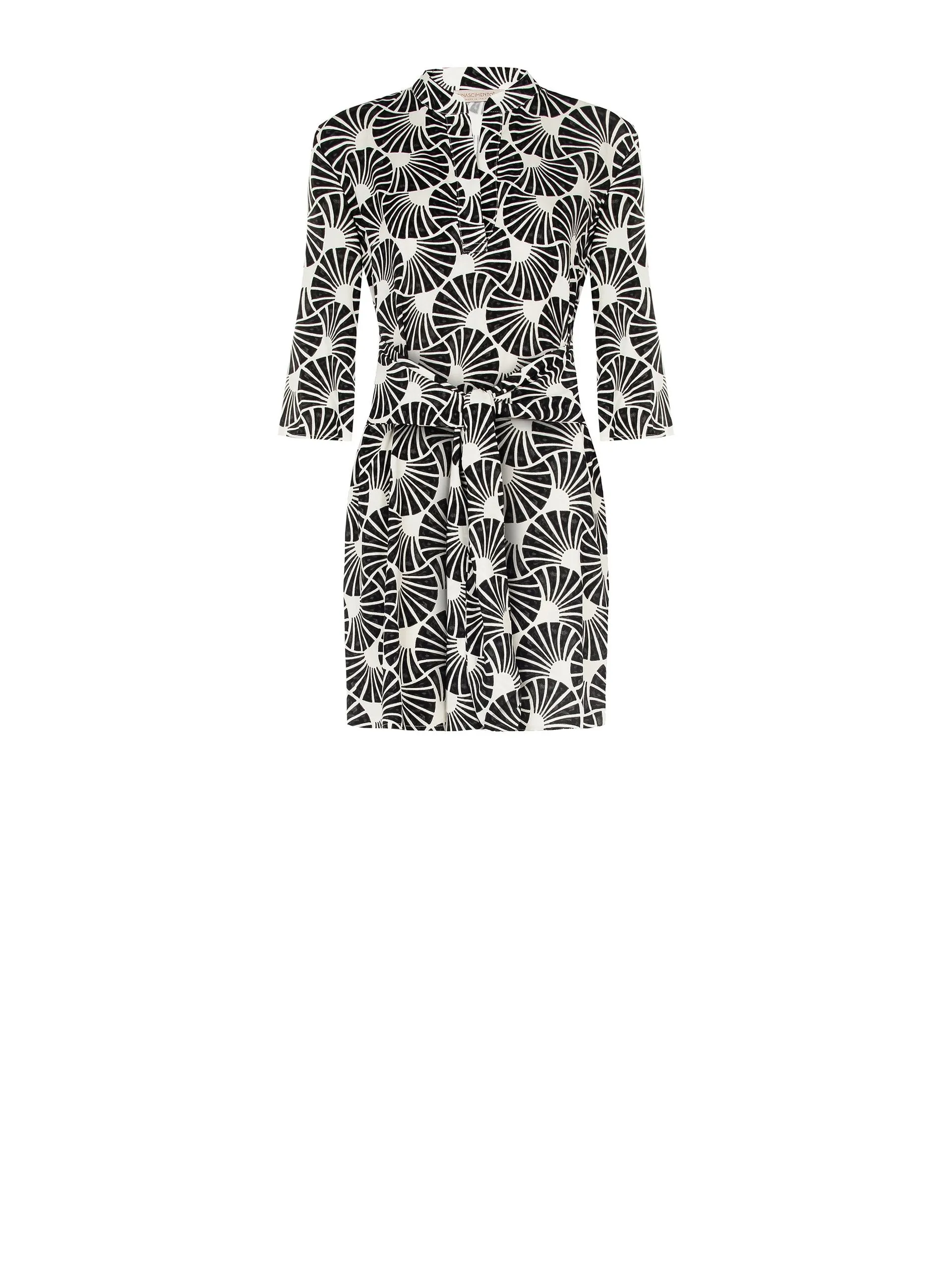 Abstract Print Dress