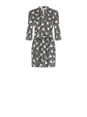 Abstract Print Dress