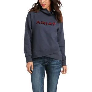 Ariat Women's REAL Crossover India Ink Blue Sweatshirt