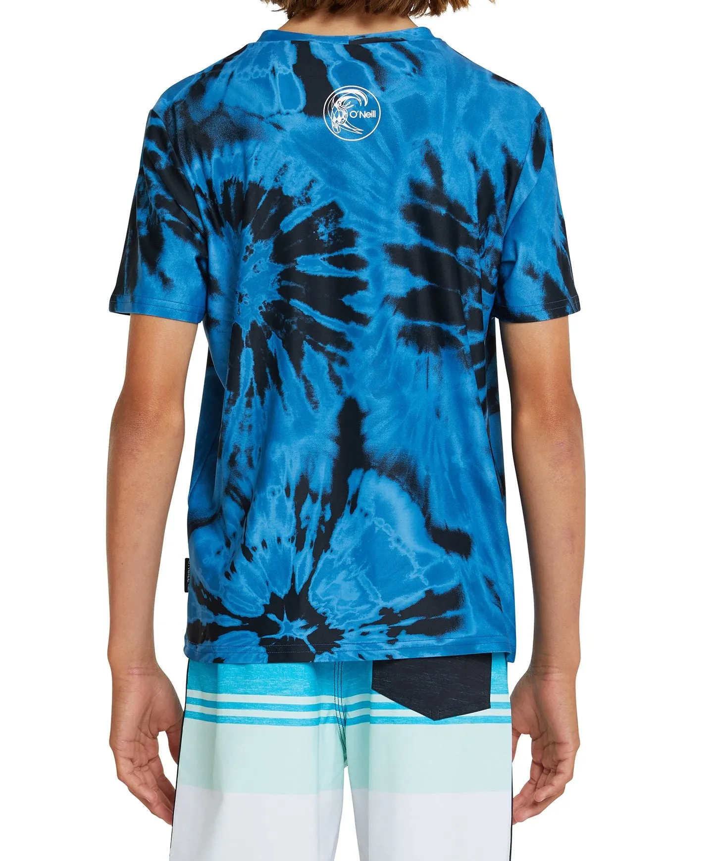 Boy's Dopedye UV Short Sleeve Surf Tee - Light Blue