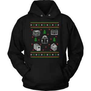 Christmas Bookish Ugly design  Hoodie