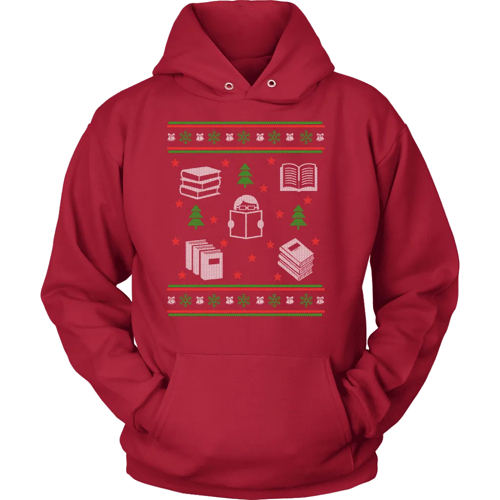 Christmas Bookish Ugly design  Hoodie