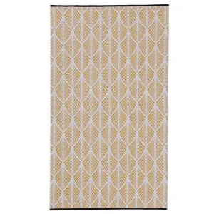 Coimbra Beach Towel [Mustard/White]