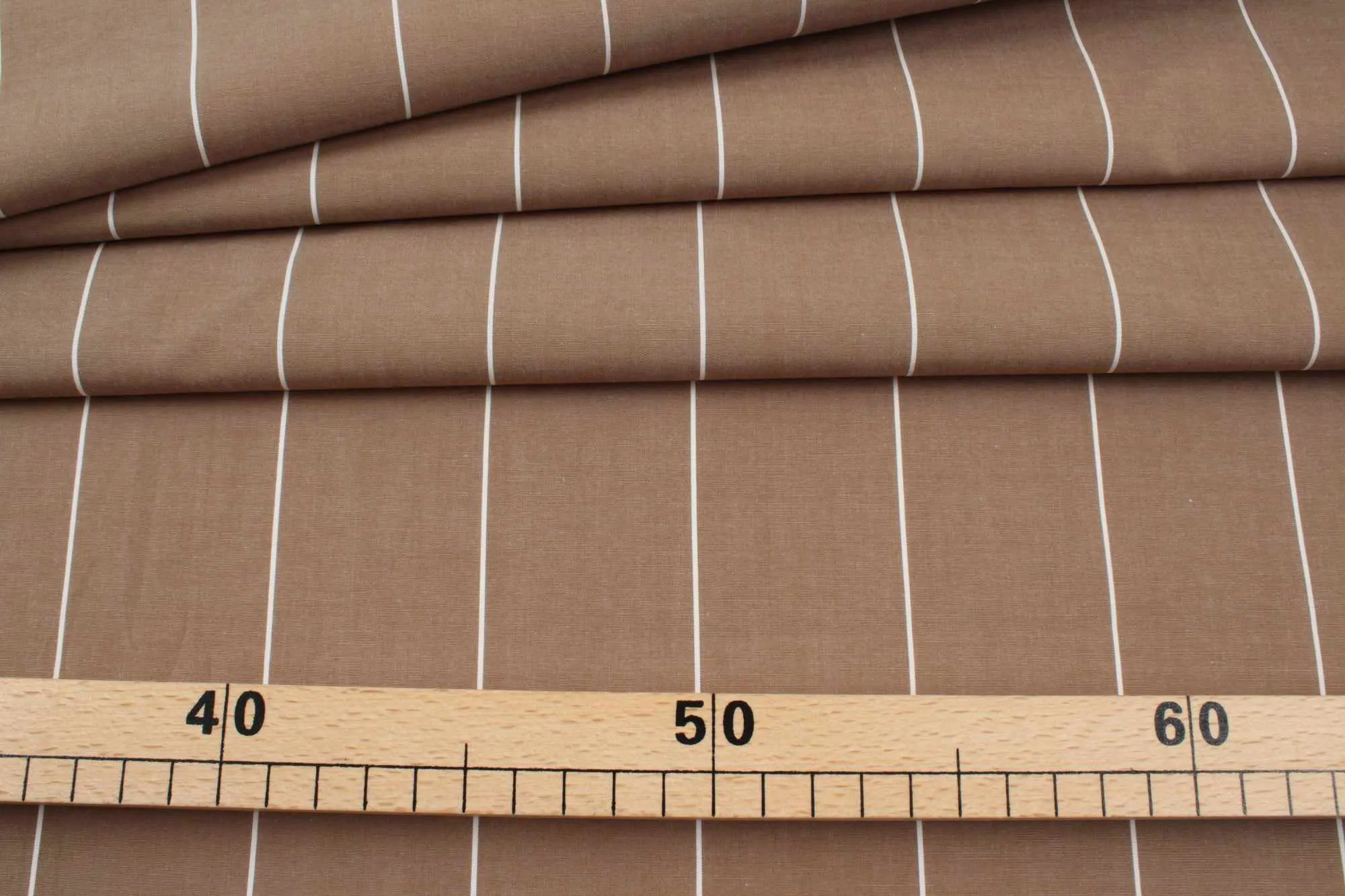 Cotton 60/2 Poplin - Stripes (Remnant 0.80 Mts)