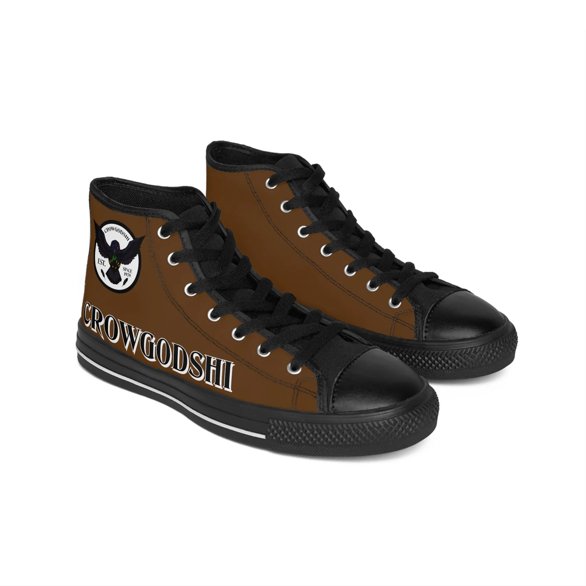 Crowgodshi High-Tops, BROWN