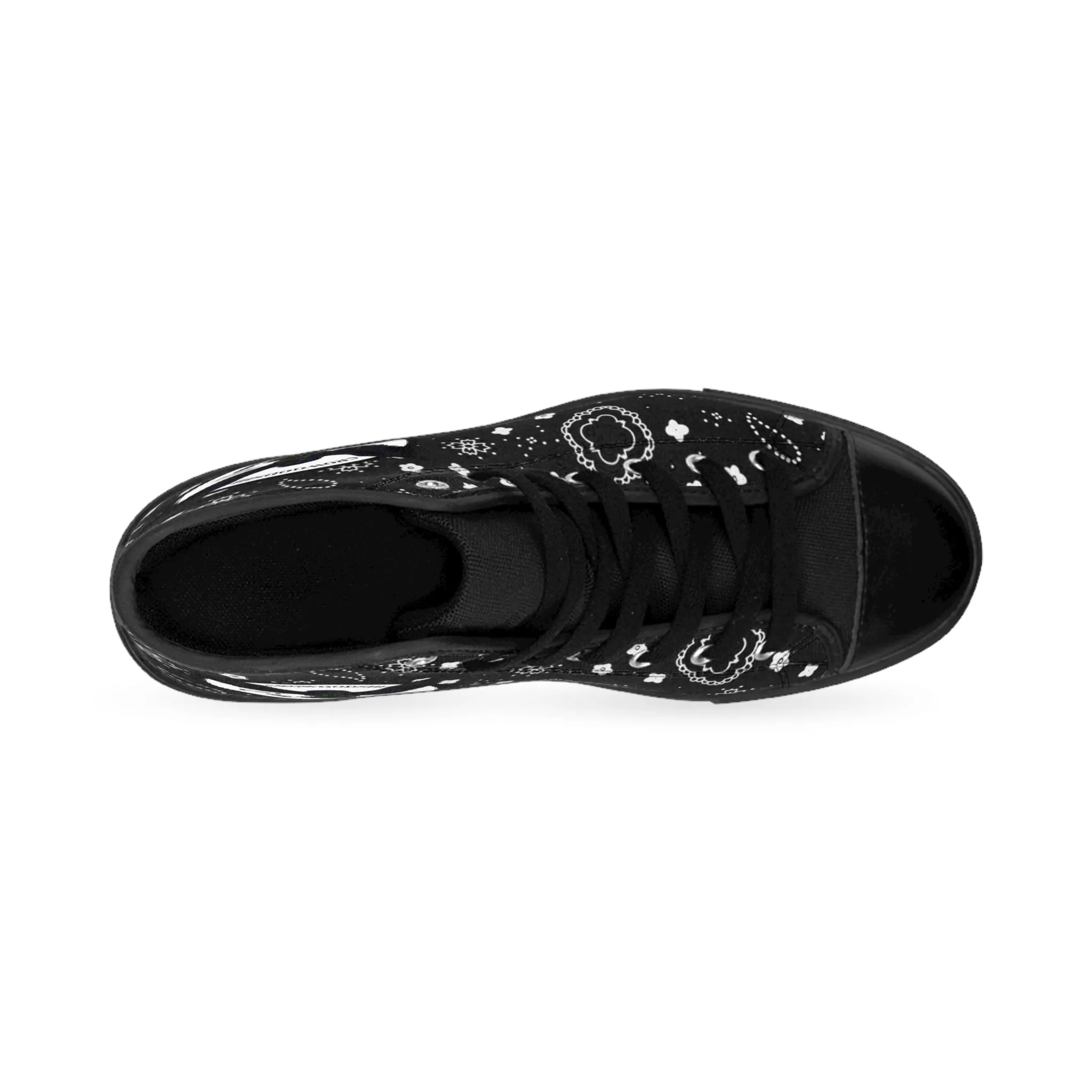 Crowgodshi Men's Black Colors High-Tops