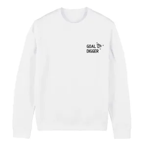 Embroidered Goal Digger Feminist Sweatshirt