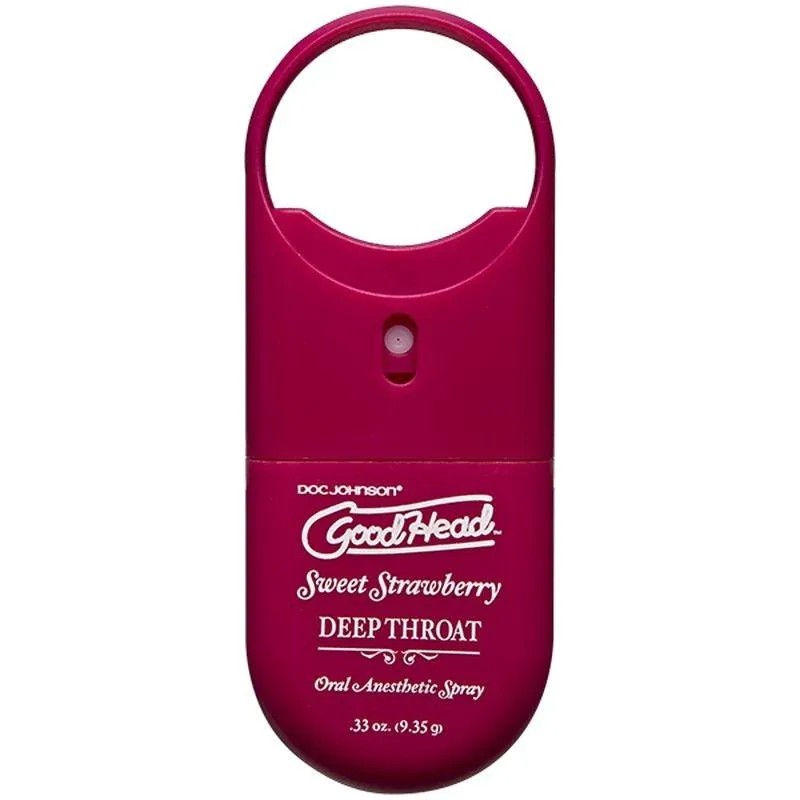 GoodHead To-Go Deep Throat Spray Sweet Strawberry 9ml