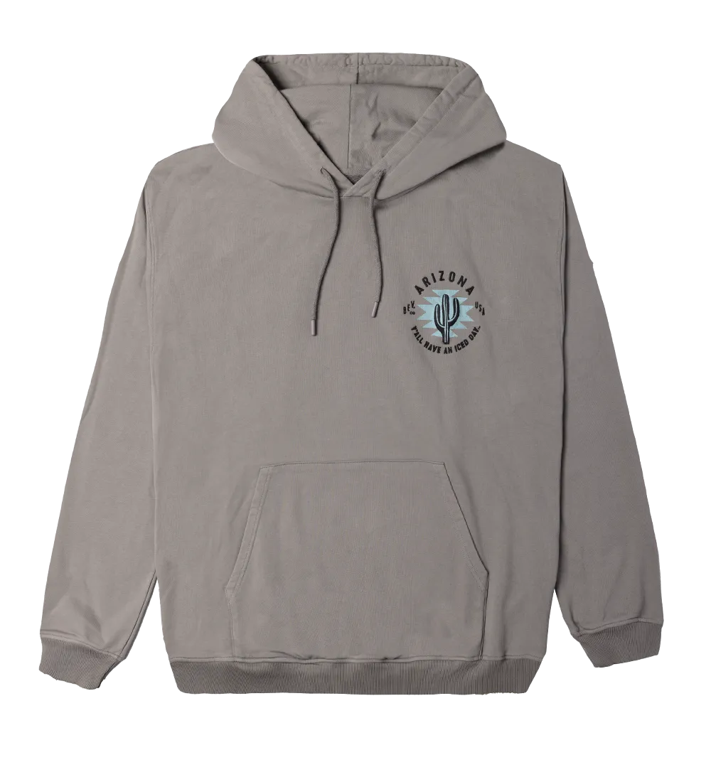 Gray Cowboy Cotton Hoodie