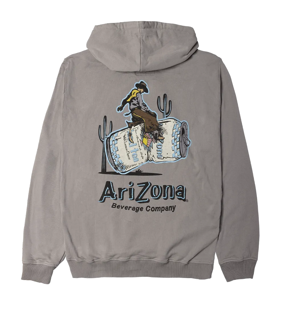 Gray Cowboy Cotton Hoodie