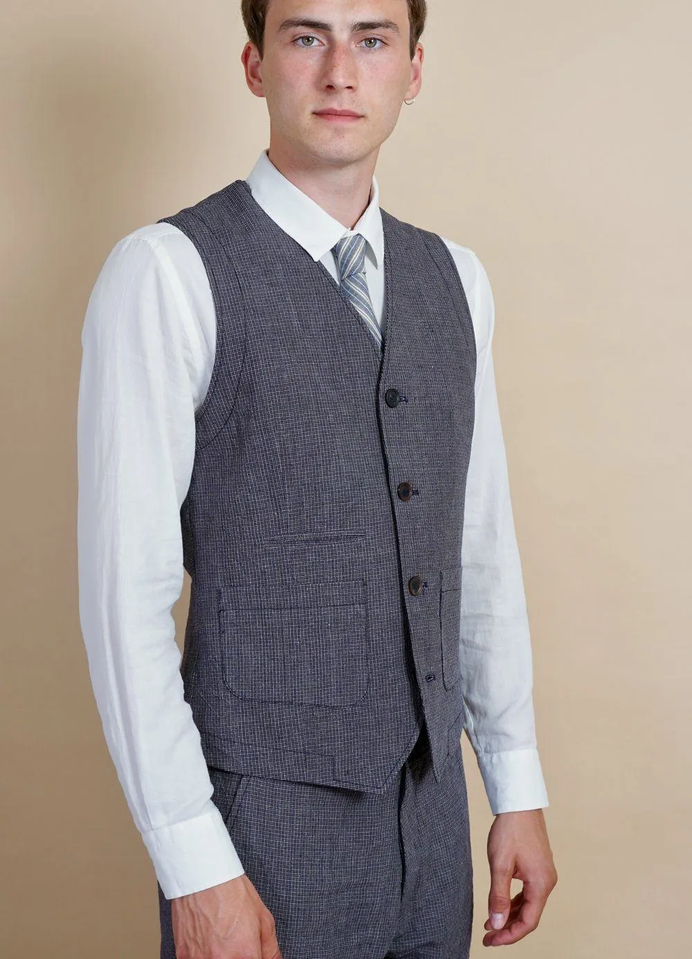 HALFDAN | Classic Waistcoat | River