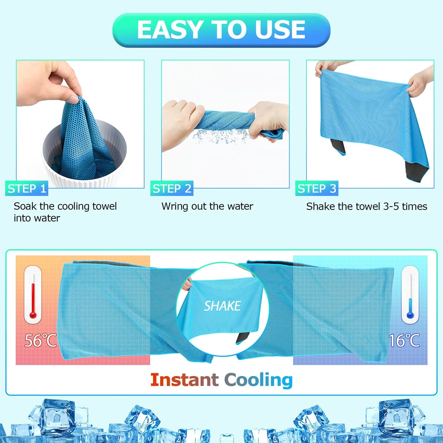 Hydracool Towel (Assorted)