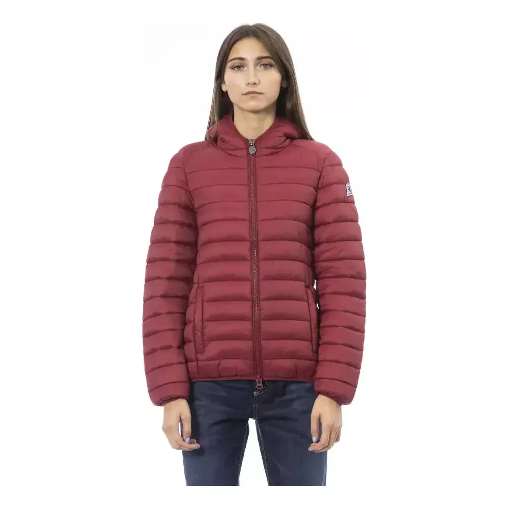 Invicta Red Nylon Women Jacket