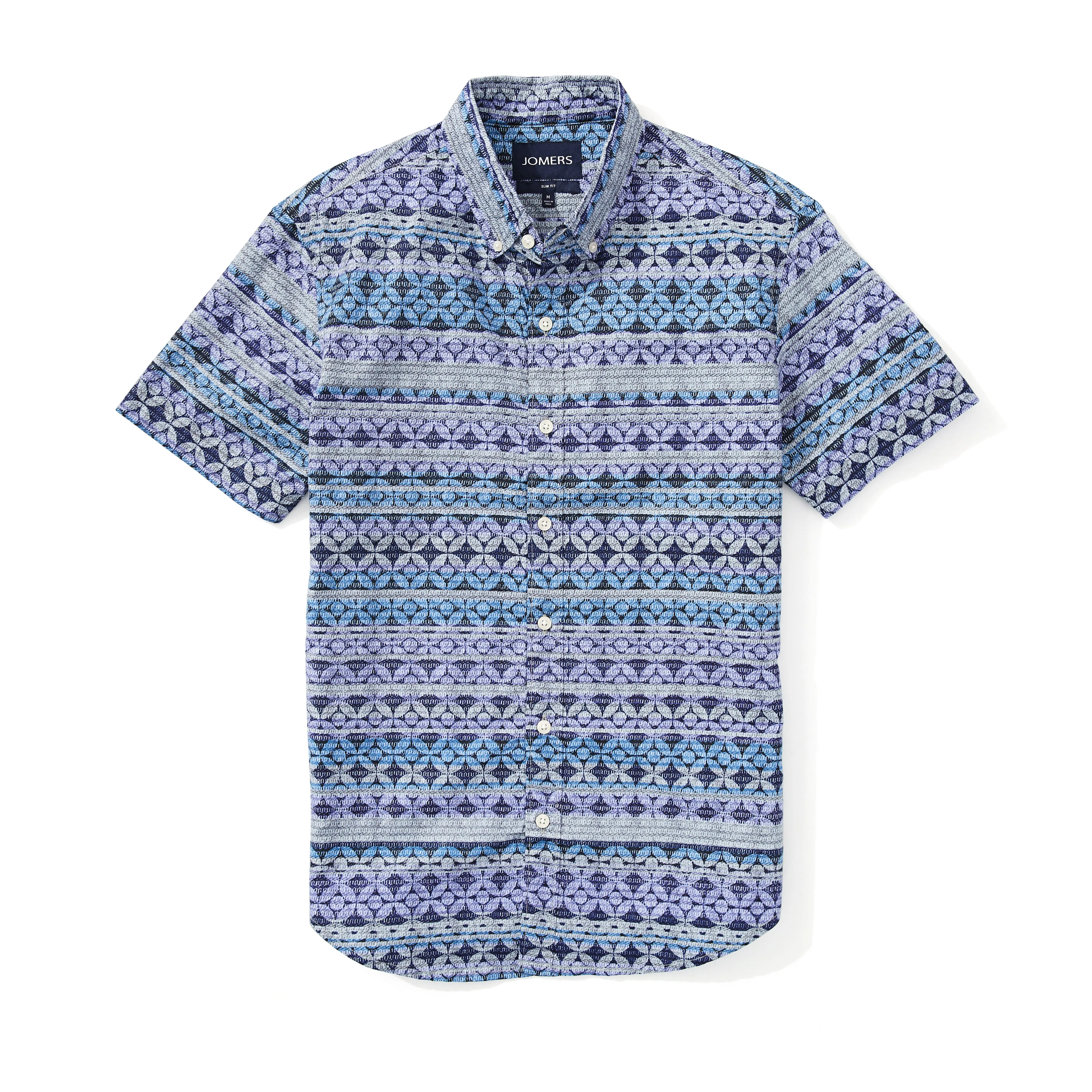 Italian Short Sleeve Shirt - Amalfi Print