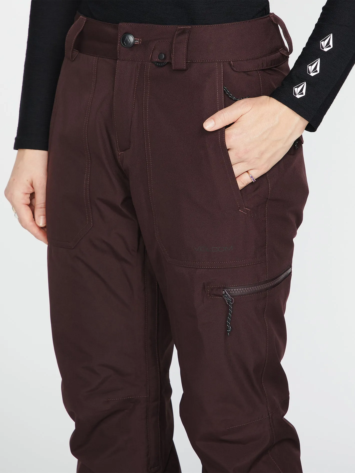 Knox Insulated Gore-Tex Trousers - Black Plum