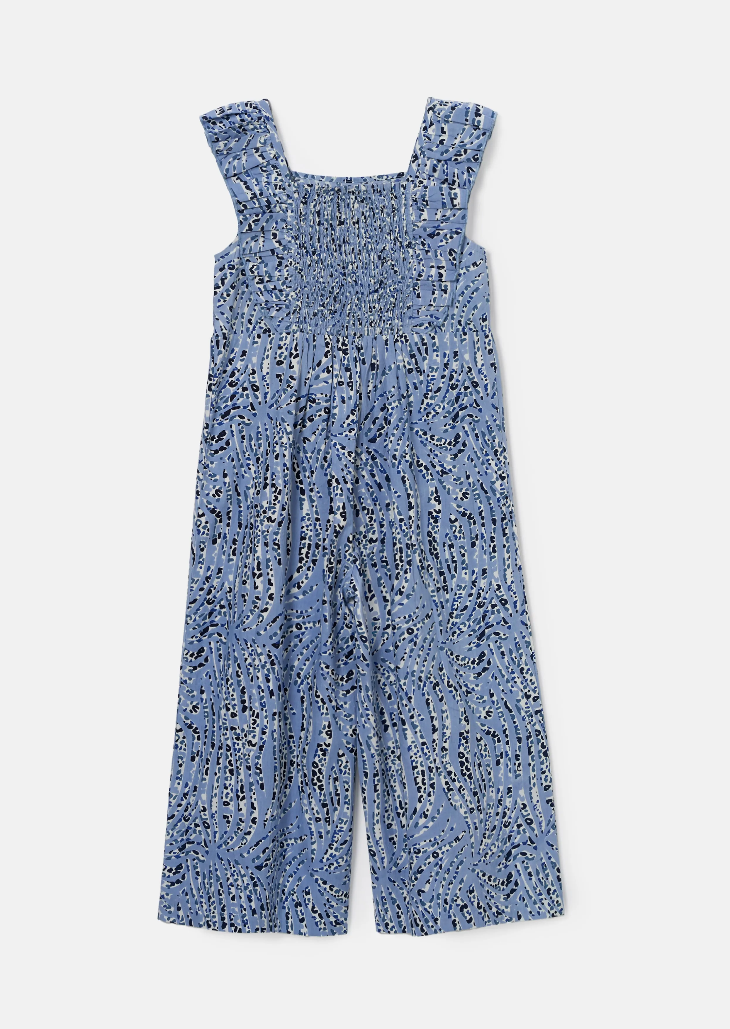 Larisa Blue Print Jumpsuit