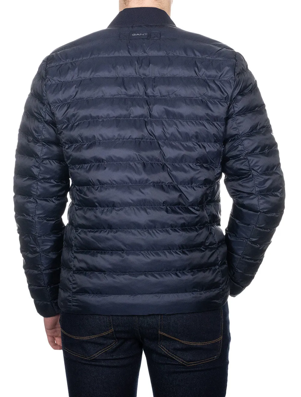 Light Padded Bomber Jacket Evening Blue