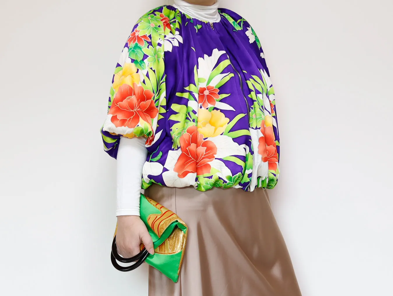 <J18-002> KIMONO BALLOON Jacket