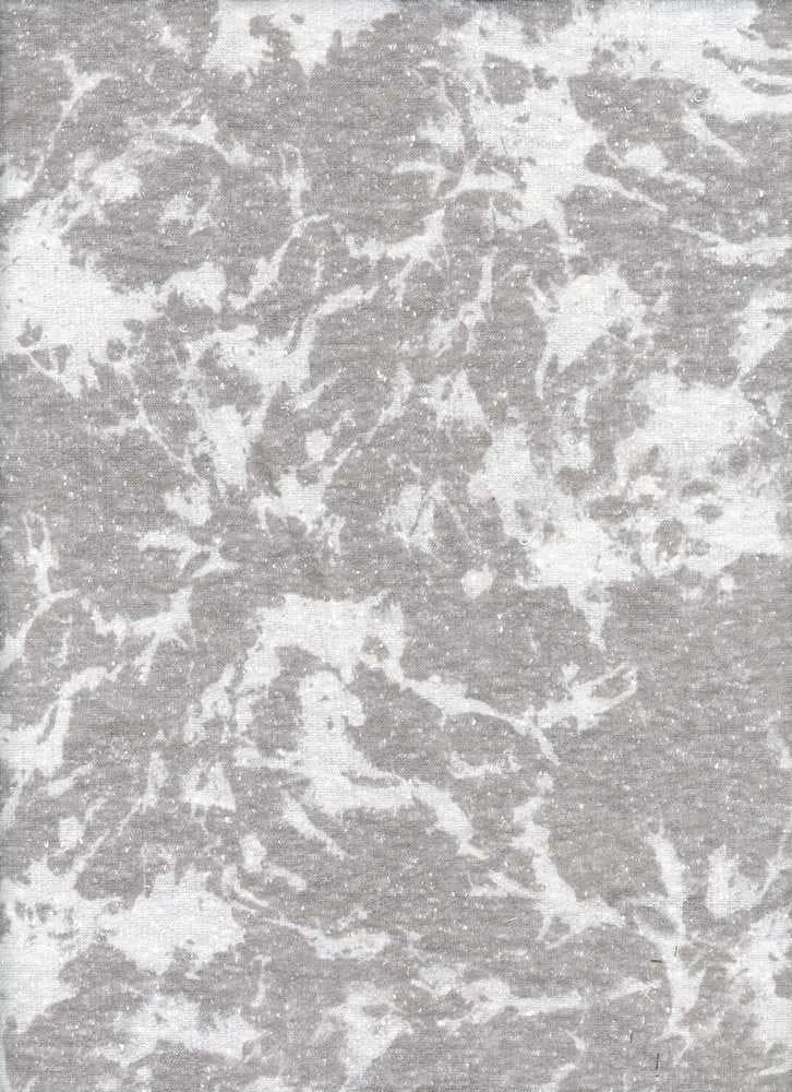 MARBLE PRINTED ON POLY RICH FRENCH TERRY TRIBLEND NFT201214-056