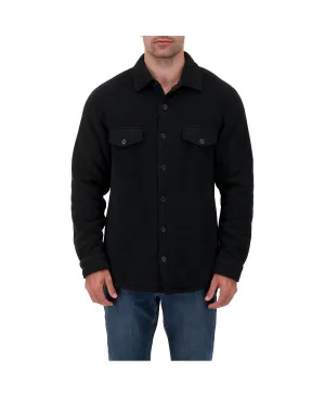 Men's Jax Long Sleeve Solid Shirt Heat Holders Black