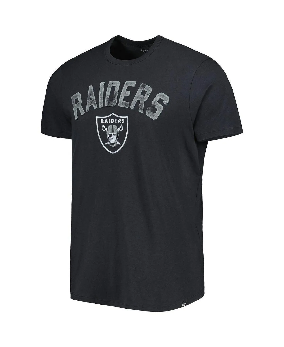 Men's Las Vegas Raiders All Arch Franklin '47 Brand Black T-Shirt