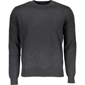 North Sails Black Cotton Men Sweater