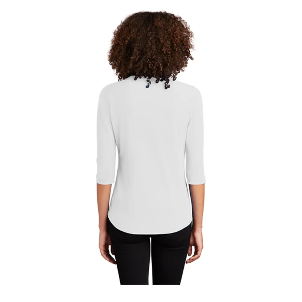 OGIO ® Ladies Jewel Henley - Bright White