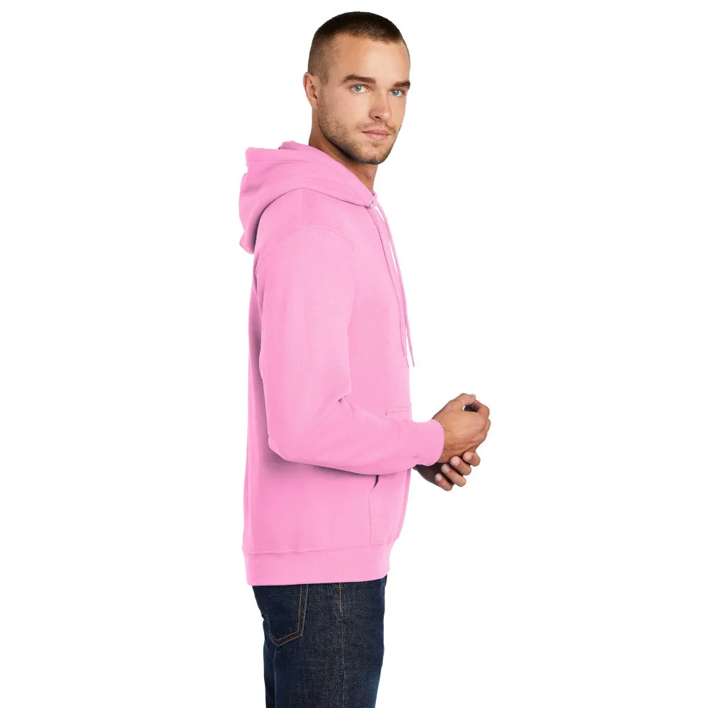 Port & Company® Core Fleece Pullover Hooded Sweatshirt - Candy Pink