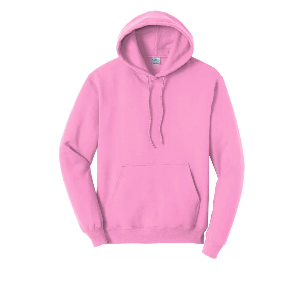 Port & Company® Core Fleece Pullover Hooded Sweatshirt - Candy Pink