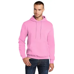 Port & Company® Core Fleece Pullover Hooded Sweatshirt - Candy Pink