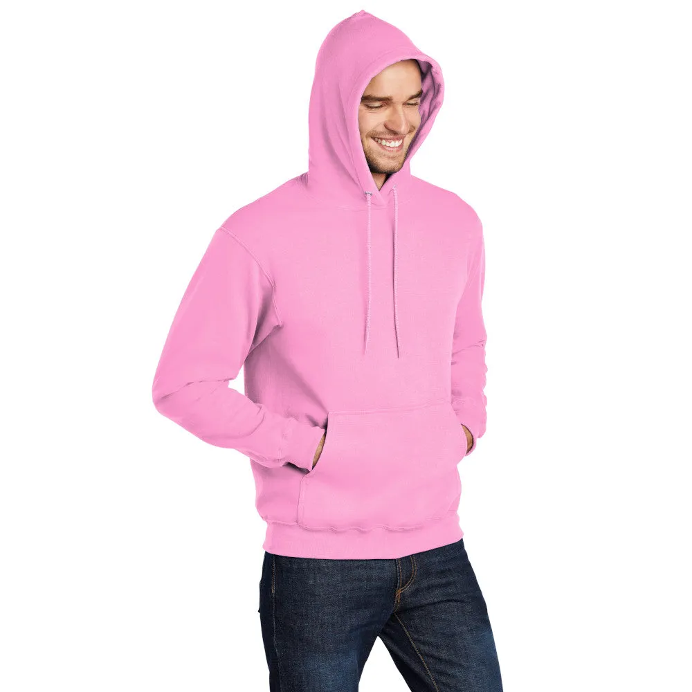 Port & Company® Core Fleece Pullover Hooded Sweatshirt - Candy Pink