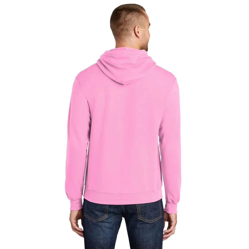 Port & Company® Core Fleece Pullover Hooded Sweatshirt - Candy Pink