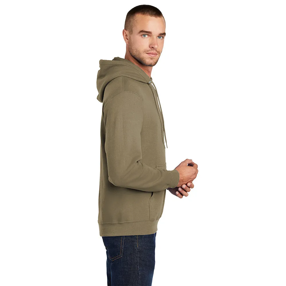 Port & Company® Core Fleece Pullover Hooded Sweatshirt - Coyote Brown