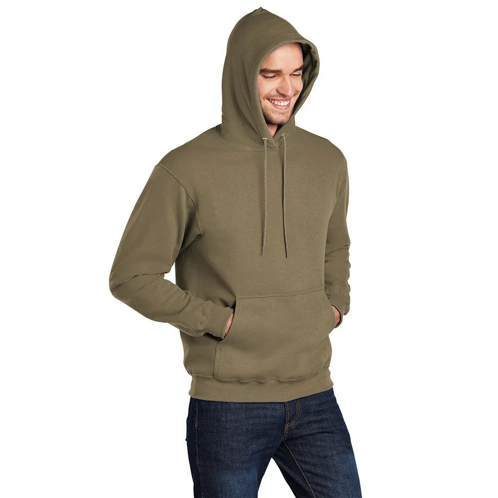 Port & Company® Core Fleece Pullover Hooded Sweatshirt - Coyote Brown