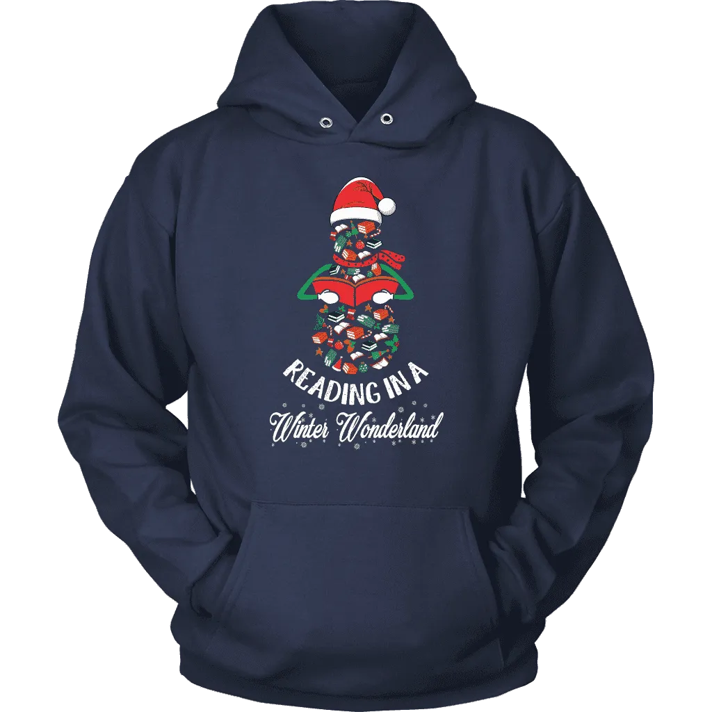 "Reading in a winter wonderland" Hoodie