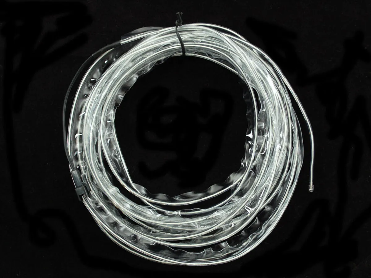 Sewable Electroluminscent (EL) Wire Welted Piping- Aqua 5 meters