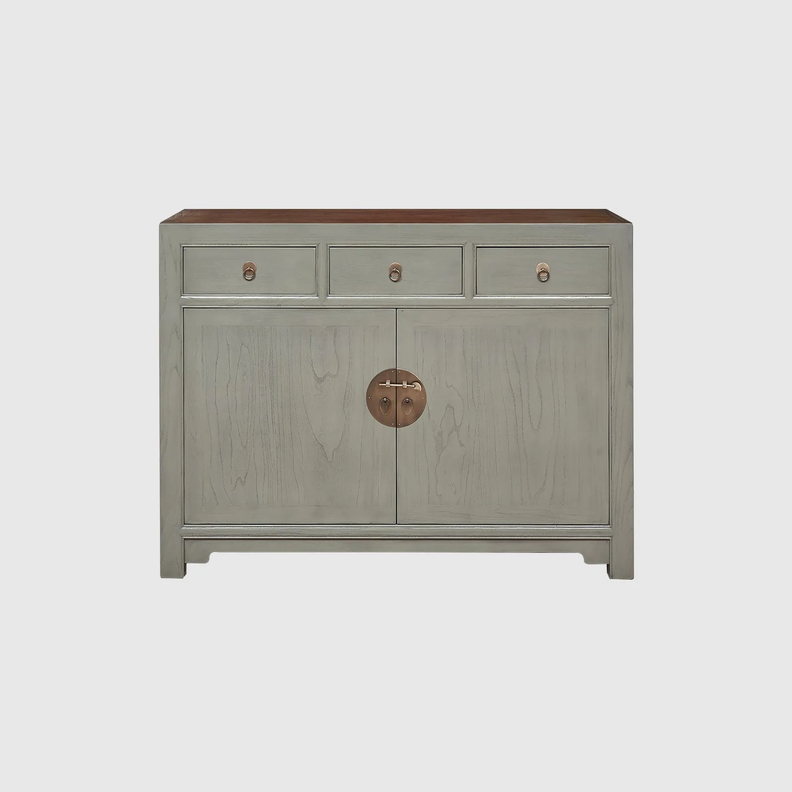 Sideboard - 3 Drawers With Wood Surface