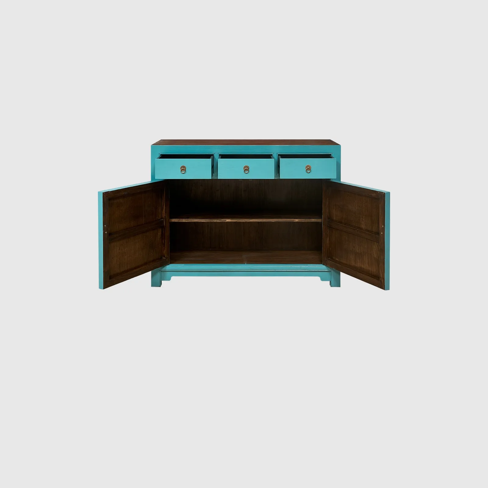 Sideboard - 3 Drawers With Wood Surface