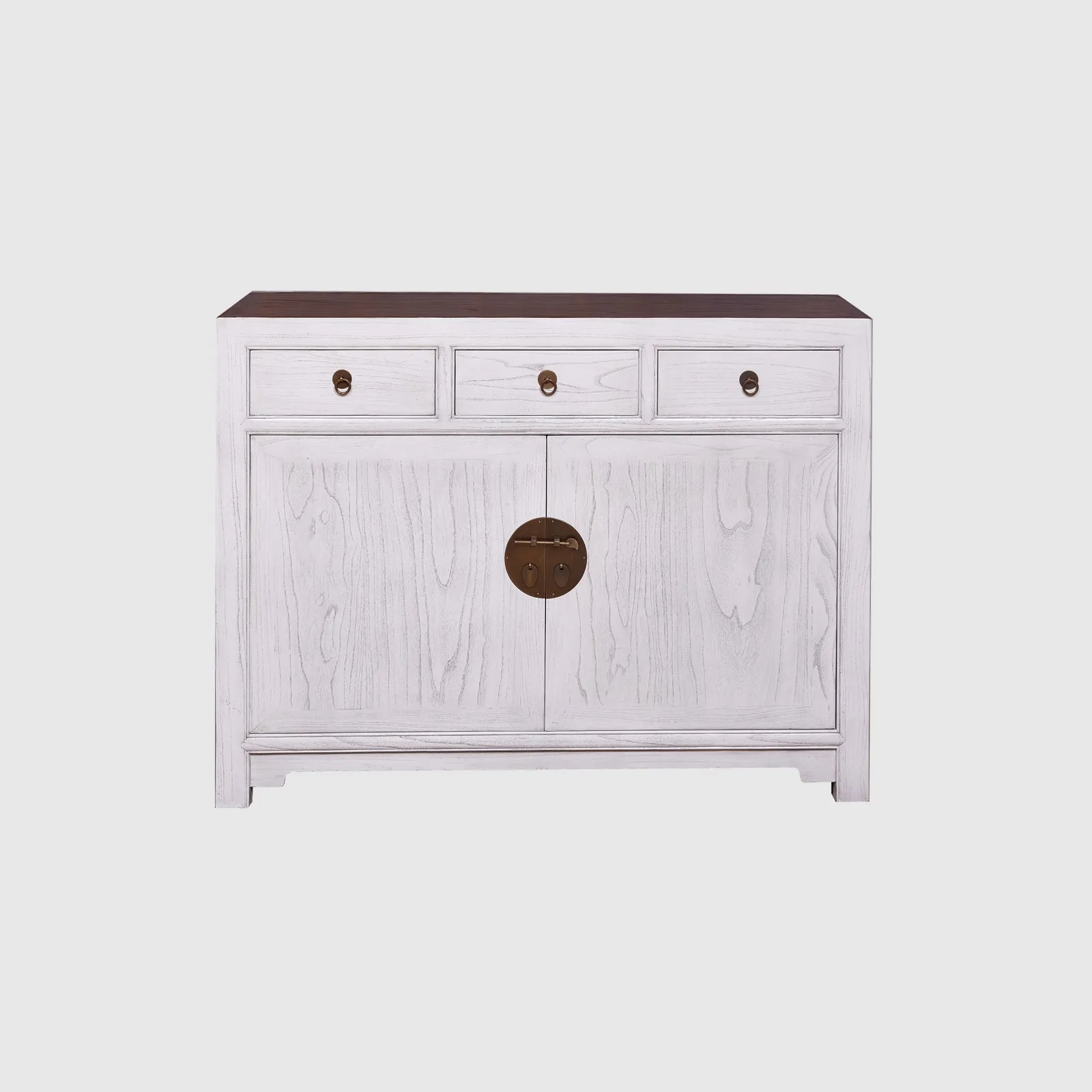 Sideboard - 3 Drawers With Wood Surface