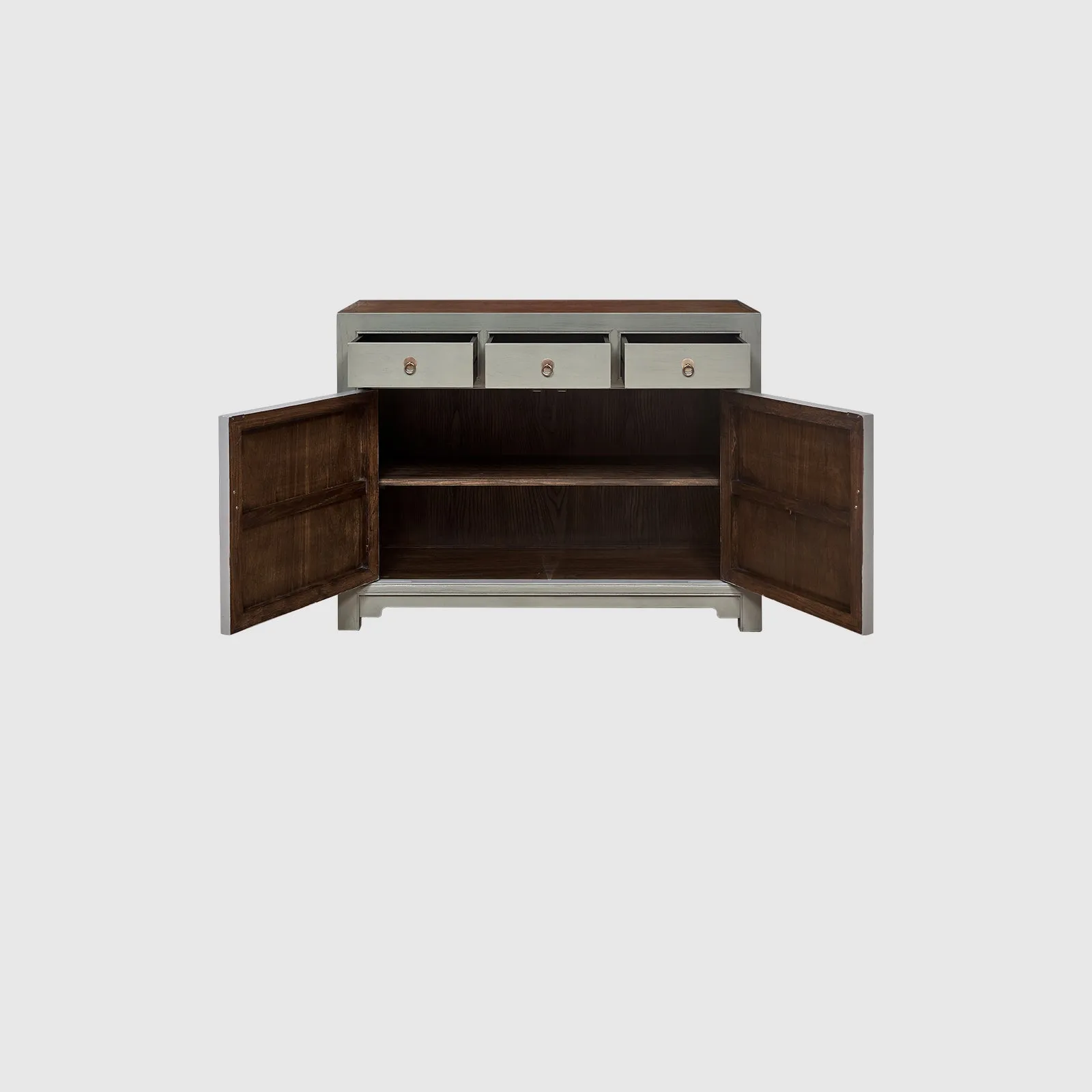 Sideboard - 3 Drawers With Wood Surface