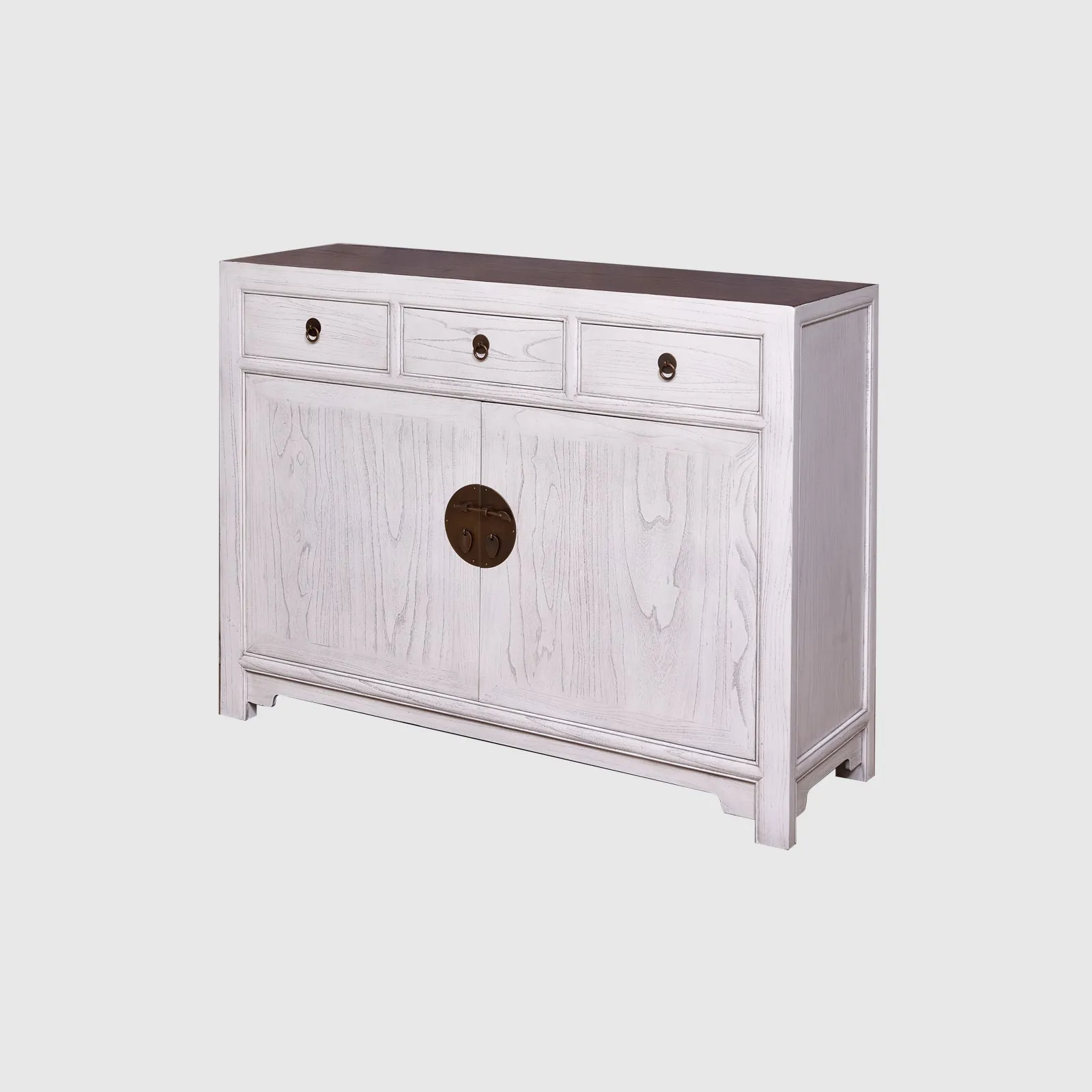 Sideboard - 3 Drawers With Wood Surface