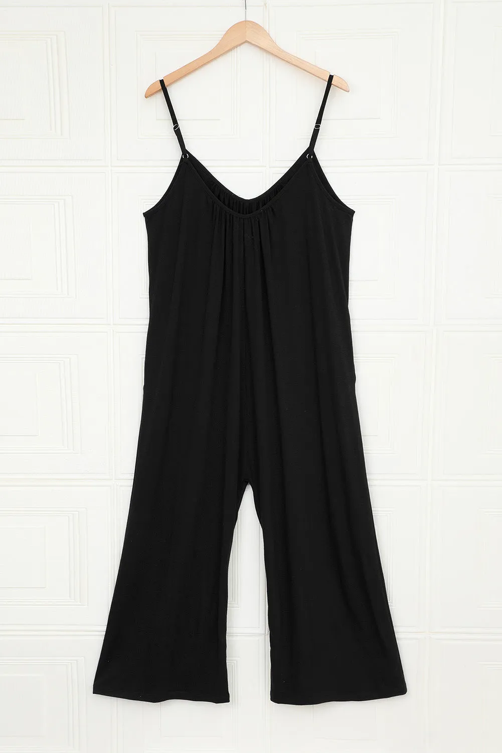 Spaghetti Straps Pocketed Jumpsuit