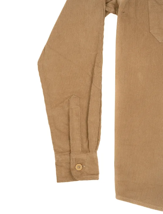 Tan Corduroy Shacket